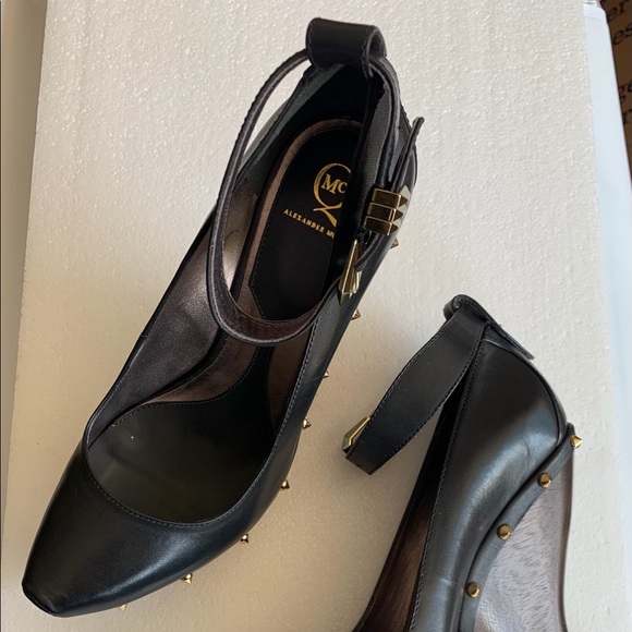 Alexander McQueen plataforma wedges black - Picture 8 of 9